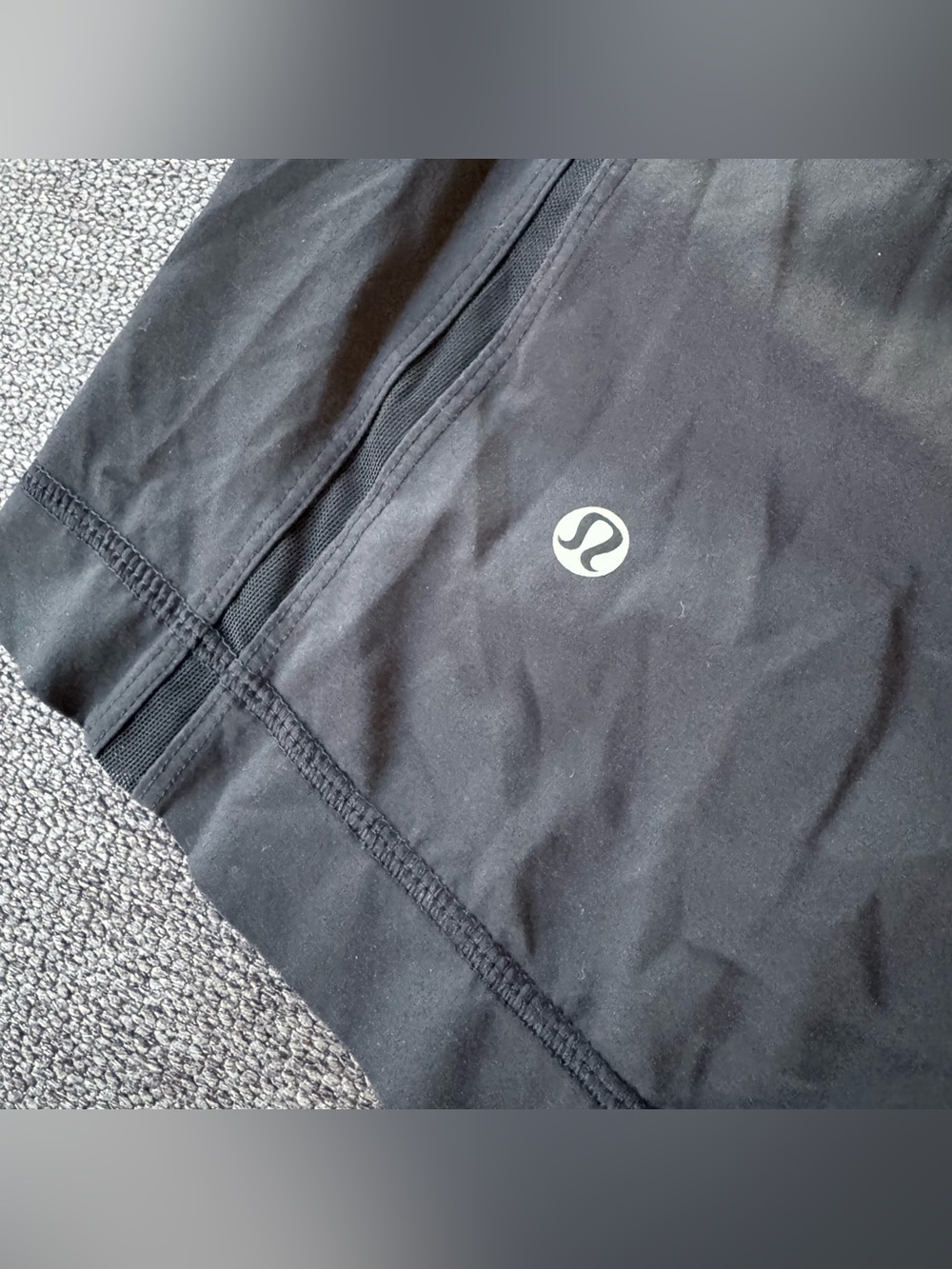 Lululemon Black Pace Breaker lined Athletic shorts Activewear Gym Workout M - Picture 3 of 11